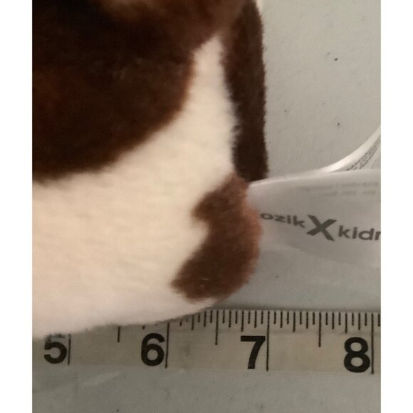 Kozik x Kidrobot Labbit Mustache Brown Cow Spots White 7" - Picture 7 of 7